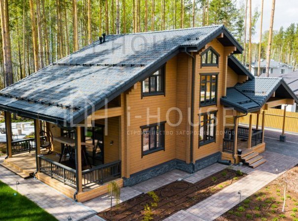 проект дома из клееного бруса фото 1